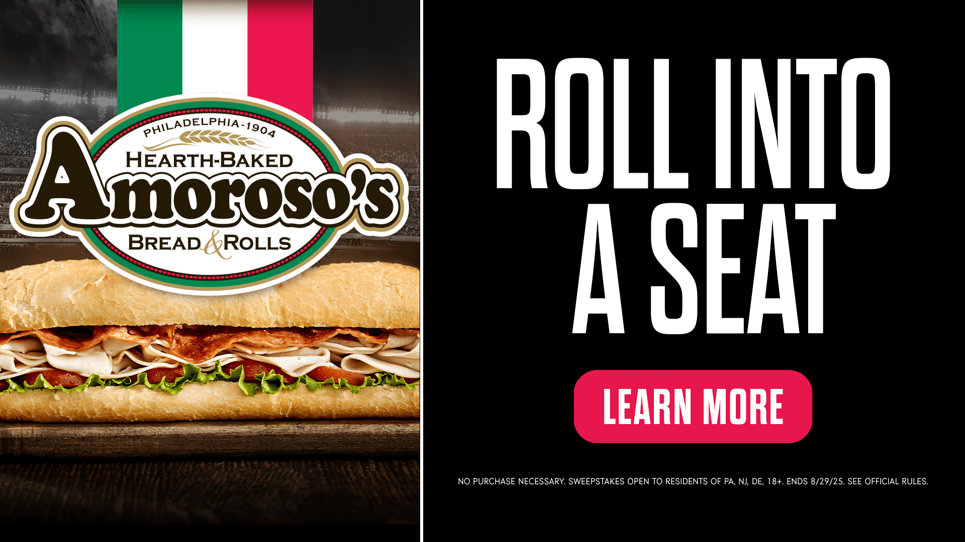 Amoroso's Roll into a Seat